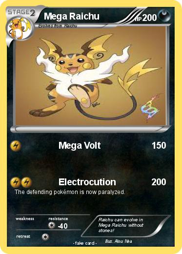 Pokemon Mega Raichu