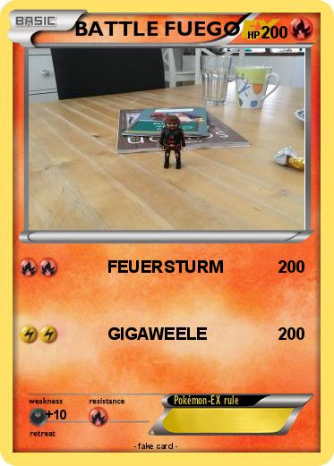 Pokemon BATTLE FUEGO