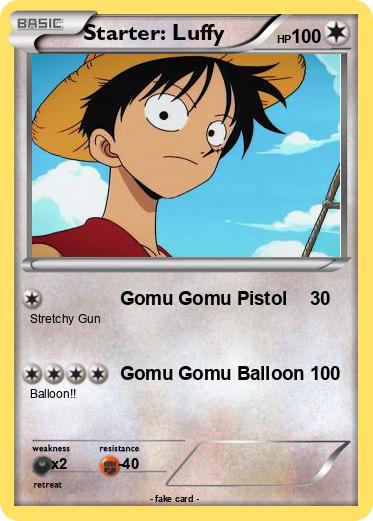 Pokemon Starter: Luffy