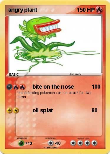 Pokemon angry plant