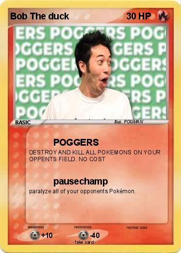 Pokemon Bob The duck