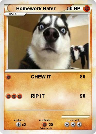 Pokemon Homework Hater