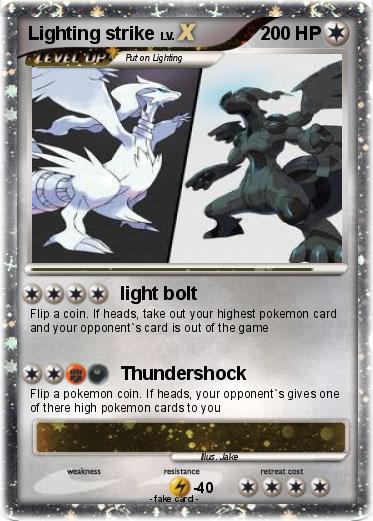 Pokemon Lighting strike