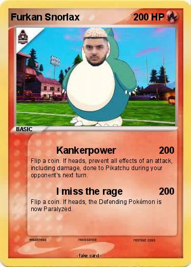 Pokemon Furkan Snorlax