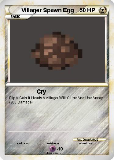 Pokemon Villager Spawn Egg