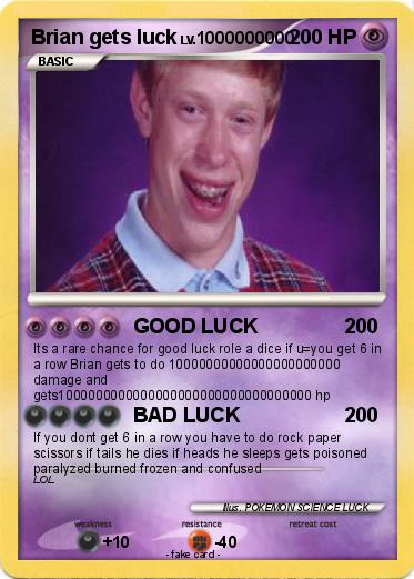 Pokemon Brian gets luck