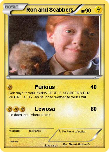 Pokemon Ron and Scabbers