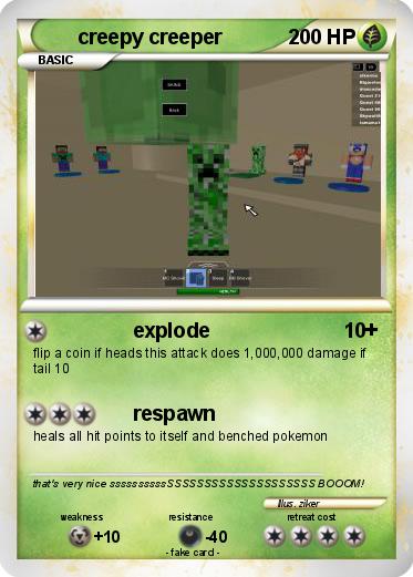 Pokemon creepy creeper