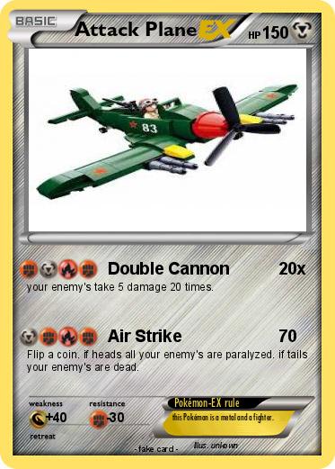 Pokemon Attack Plane