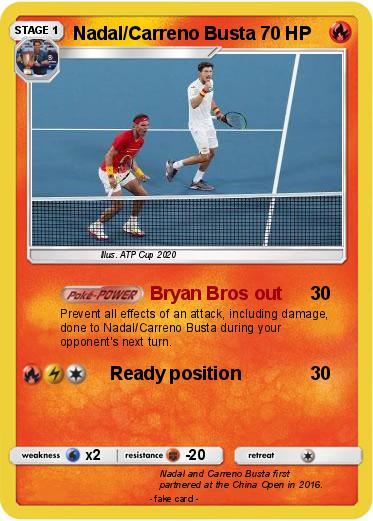 Pokemon Nadal/Carreno Busta