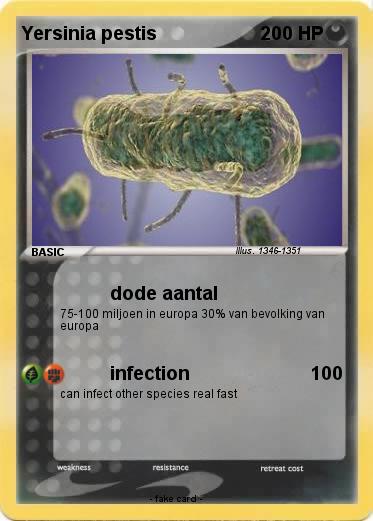 Pokemon Yersinia pestis
