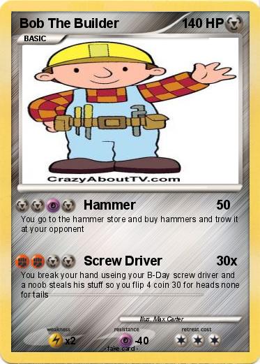 Pokemon Bob The Builder