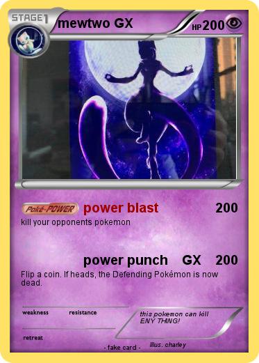Pokemon mewtwo GX