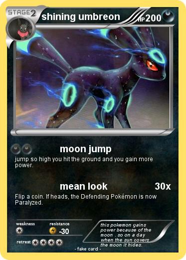 Pokemon shining umbreon