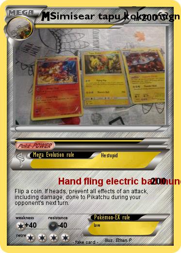 Pokemon Simisear tapu koko magnezone Pokemon Simisear tapu koko magnezone