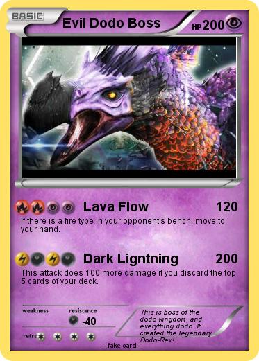 Pokemon Evil Dodo Boss