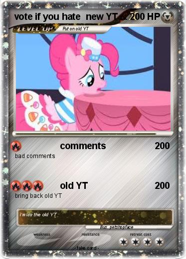 Pokemon vote if you hate  new YT