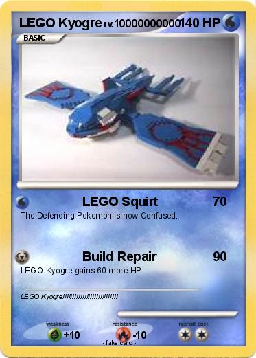 Pokemon LEGO Kyogre