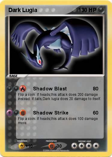 Pokemon Dark Lugia
