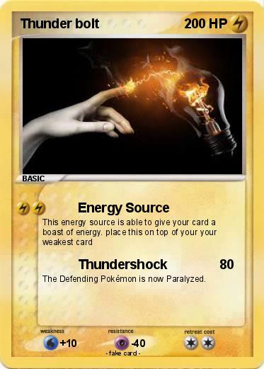 Pokemon Thunder bolt