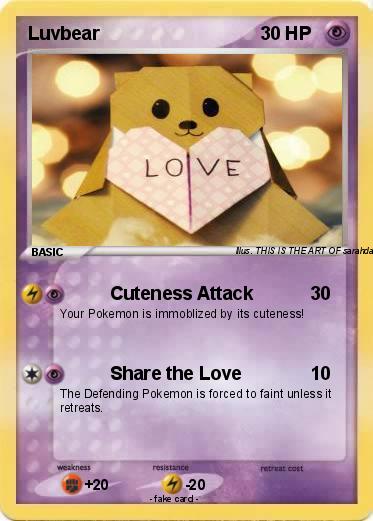 Pokemon Luvbear