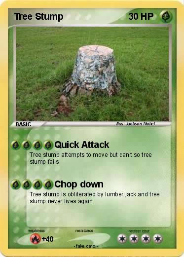 Pokemon Tree Stump