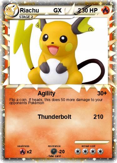 Pokemon Riachu         GX          2