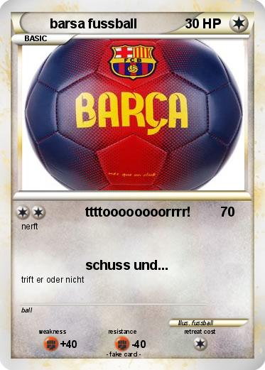 Pokemon barsa fussball