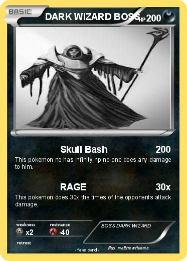 Pokemon DARK WIZARD BOSS