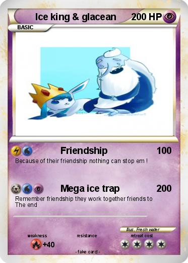 Pokemon Ice king & glacean