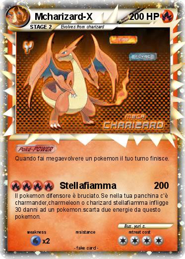 Pokemon Mcharizard-X