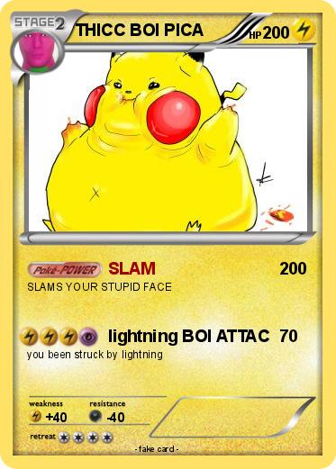 Pokemon THICC BOI PICA
