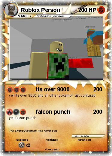 Pokemon Roblox Person