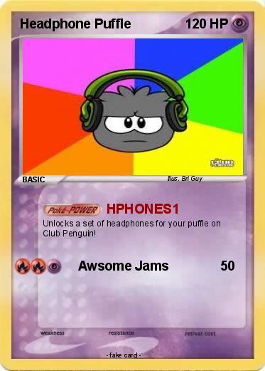 Pokemon Headphone Puffle