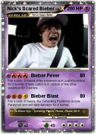 Pokemon Nick's Scared Bieber