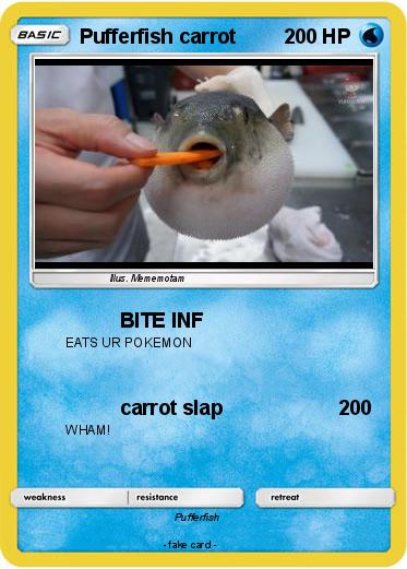 Pokemon Pufferfish carrot
