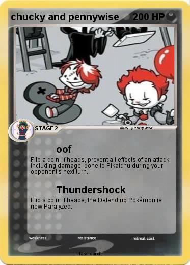 Pokemon chucky and pennywise