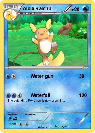 Pokemon Alola Raichu