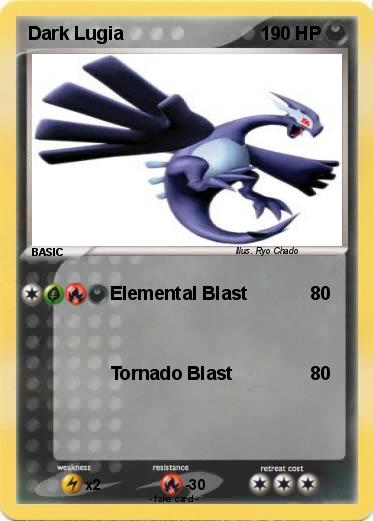 Pokemon Dark Lugia