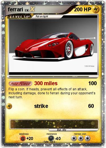 Pokemon ferrari