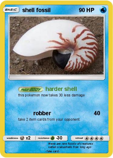 Pokemon shell fossil