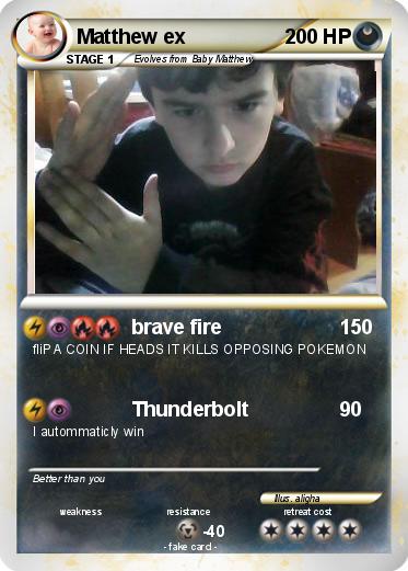 Pokemon Matthew ex