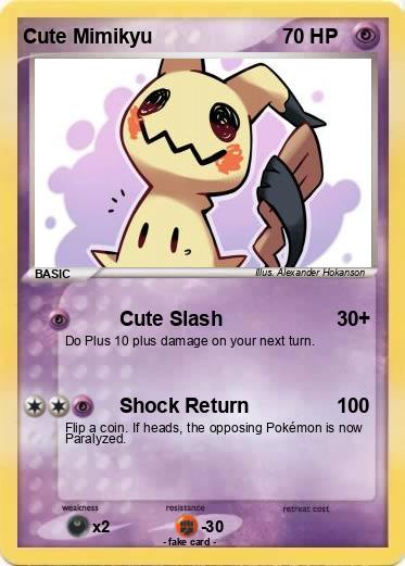 Pokemon Cute Mimikyu