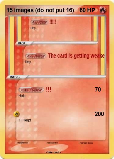 Pokemon 15 images (do not put 16)