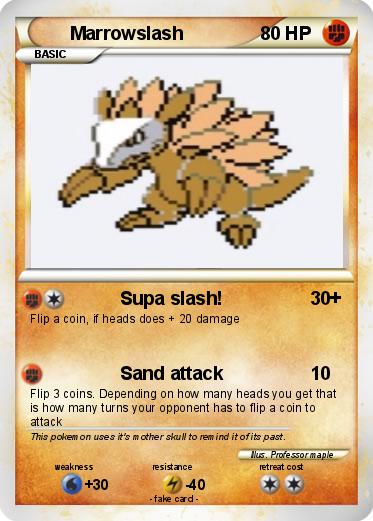 Pokemon Marrowslash