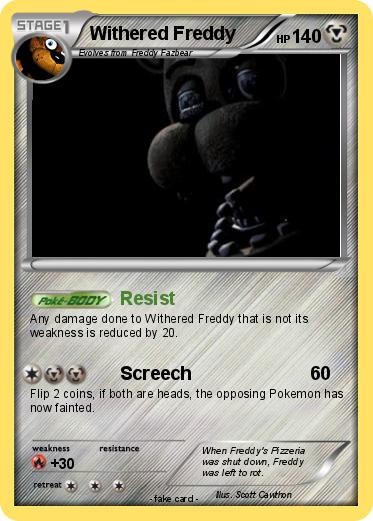 Pokemon Withered Freddy