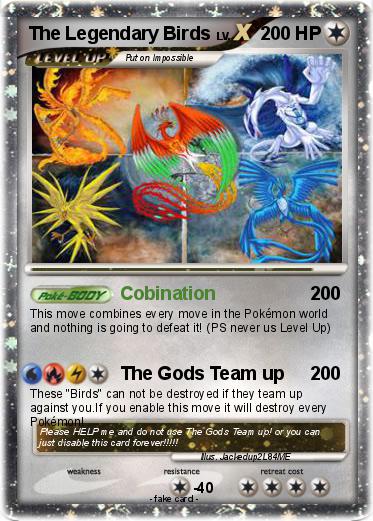Pokemon The Legendary Birds