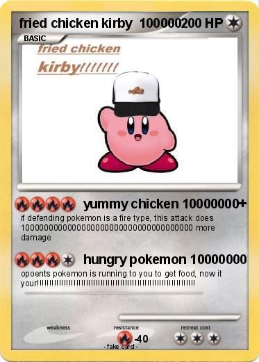Pokemon fried chicken kirby  100000