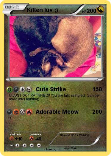 Pokemon Kitten luv ;)
