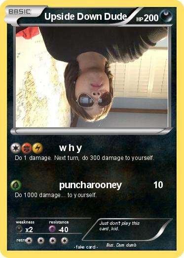 Pokemon Upside Down Dude